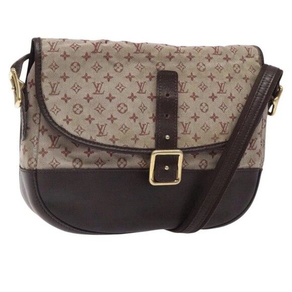 Louis Vuitton Handbags - LOUIS VUITTON Monogram Mini Belanger Shoulder Bag Red LV Canvas M92171 Fair/Poor